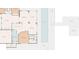 Detailed home floor plan with layout of rooms including kitchen, living, and bedrooms at 11549 48Th Ave N, St Petersburg, FL 33708
