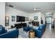 Cozy living room featuring plush seating, elegant decor, and ample natural light at 12315 Dora Trail, Parrish, FL 34219