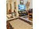 Comfortable living room features unique decor and tile flooring at 1257 Drew St # 8, Clearwater, FL 33755