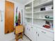 A walk-in pantry features ample storage space and cabinet at 2229 Americus W Blvd # 25, Clearwater, FL 33763