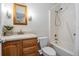 Standard bathroom with a single vanity, toilet, and bathtub at 2700 Bayshore Blvd # 532, Dunedin, FL 34698