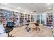 Well-stocked library with comfortable seating and ample shelving for books at 2700 Bayshore Blvd # 532, Dunedin, FL 34698