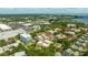 Scenic aerial view showcasing the building's location near shopping, dining, and beautiful bay waters at 1012 Pearce Dr # 304, Clearwater, FL 33764