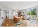 Charming dining room with wood floors, stylish decor, and a bright, airy atmosphere at 1012 Pearce Dr # 304, Clearwater, FL 33764