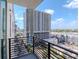 Balcony view showcasing the adjacent building with a clear view of the neighborhood at 1208 E Kennedy Blvd # 1121, Tampa, FL 33602