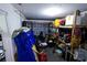 Basement storage area with exposed insulation, shelving, and ample space for organizing household items at 1345 Springdale St, Clearwater, FL 33755