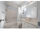 Cozy bathroom with a shower-tub, toilet, and vanity sink at 1805 Vera Pl # 2, Sarasota, FL 34235