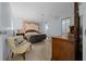 Serene bedroom with carpet, a comfortable bed, and a large closet at 1805 Vera Pl # 2, Sarasota, FL 34235