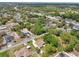 The property from above, featuring the layout of the home and surrounding landscape in a residential area at 2016 Alameda Dr, Spring Hill, FL 34609