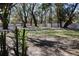 Mature trees shade the lush backyard, offering a serene and private setting at 2105 Curry Rd, Lutz, FL 33549