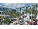 Community courtyard with seating areas and lush landscaping at 3113 4Th N Ter, St Petersburg, FL 33713