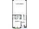 Layout of the home, with a bathroom and third bedroom on the main level at 3113 4Th N Ter, St Petersburg, FL 33713