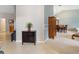 Spacious foyer with tile flooring, leading to the dining room and living area at 3171 Roxmere Dr, Palm Harbor, FL 34685