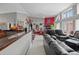 Spacious living room featuring modern decor and ample seating, perfect for entertaining at 320 Bath Club Blvd S, North Redington Beach, FL 33708