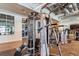 Well-equipped gym featuring modern weight training equipment at 5858 Shorebird Br, Land O Lakes, FL 34638