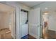 Convenient laundry area with stacked washer and dryer, easily accessible from the main hallway at 6 Belleview Blvd # 505, Belleair, FL 33756