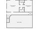 Floor plan of main bedroom, primary bathroom, open to below, and closets at 6241 Bayside Dr, New Port Richey, FL 34652