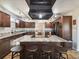 Modern kitchen featuring a large island, stainless steel appliances, and ample counter space at 6241 Bayside Dr, New Port Richey, FL 34652