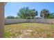 Fenced backyard offers privacy and plenty of space at 7350 Lumber Port Dr, Ruskin, FL 33573
