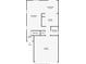 Floor plan illustrating the main floor layout, showing the living spaces and garage at 7350 Lumber Port Dr, Ruskin, FL 33573