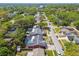 Aerial view of a neighborhood with mature trees and well-maintained homes at 11467 93Rd St, Largo, FL 33773