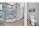 Beautiful bathroom with a frameless glass shower at 15861 Starling Water Dr, Lithia, FL 33547