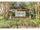 Starling community sign surrounded by lush landscaping, creating a welcoming entrance at 15861 Starling Water Dr, Lithia, FL 33547