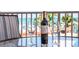 Balcony table seating area with a view of the ocean at 18400 Gulf Blvd # 1211, Indian Shores, FL 33785