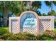 The Beach Cottage I and II sign at 18400 Gulf Blvd # 1211, Indian Shores, FL 33785