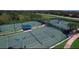 Aerial shot showcasing tennis courts, a recreational amenity that promote an active lifestyle at 19113 Doves Landing Dr, Tampa, FL 33647