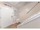 Entryway features tile floors, a coat rack, a mirror, and access to the stairs at 19823 Gulf Blvd # 42, Indian Shores, FL 33785