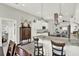 Eat-in kitchen with island seating, stainless appliances, and an open design at 2818 N 19Th St, Tampa, FL 33605