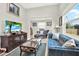 Cozy living room with a flat screen TV and stylish decor in an open concept layout at 2818 N 19Th St, Tampa, FL 33605