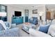 Comfortable living room with stylish furniture, neutral tones, and ample seating at 2960 59Th S St # 102, Gulfport, FL 33707