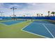 Outdoor pickleball courts in a new home community at 4951 Ribbon Rock Cv, Lakewood Ranch, FL 34211