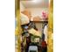 A full closet features ample storage space for your wardrobe, linens, and personal items in a tidy and efficient manner at 6020 Shore S Blvd # 903, Gulfport, FL 33707