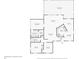 Detailed floor plan showcasing the layout of the first floor and room dimensions at 6357 Spanish Main Dr, Apollo Beach, FL 33572