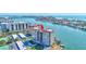 Enjoy waterfront living at this condominium offering panoramic views of the water, city, and boat docks at 736 Island Way # 303, Clearwater Beach, FL 33767