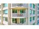 Corner wrap around balcony is perfect for enjoying stunning community views in the Florida sunshine at 736 Island Way # 303, Clearwater Beach, FL 33767