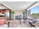 Bright office and breakfast nook area featuring tile floors, stainless appliances and water views at 736 Island Way # 303, Clearwater Beach, FL 33767