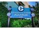 Clearwater Marine Aquarium sign at 736 Island Way # 303, Clearwater Beach, FL 33767