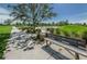 Enjoy a lovely day outside at the community park with playground and benches at 12280 Lyon Pine Ln, Odessa, FL 33556