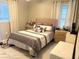 Comfortable bedroom with a plush bed and soft lighting at 1408 San Juan Ct, Clearwater, FL 33756