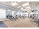 Bright fitness center with exercise equipment, large mirrors, and ample space for training at 2855 Oriole Dr, Sarasota, FL 34243