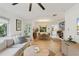 Open floor plan featuring bright and airy living spaces at 3131 W Fielder St, Tampa, FL 33611