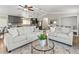 Open-concept living area showcasing modern decor and lots of space to gather and entertain guests at 3901 Pompano Se Dr, St Petersburg, FL 33705