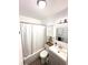 Clean bathroom featuring a shower-tub combination and a modern vanity at 4501 26Th S Ave, St Petersburg, FL 33711