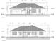 Architectural drawings displaying front and rear elevations, showcasing design and dimensions at 5051 Gevalia Dr, Brooksville, FL 34604