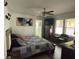 Relaxing main bedroom with a comfortable bed, and windows with bright natural light at 5201 18Th S Ave, Gulfport, FL 33707