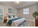 Cozy bedroom featuring a queen bed, area rug, and modern decor, creating a peaceful retreat at 525 9Th N Ave # 2, St Petersburg, FL 33701